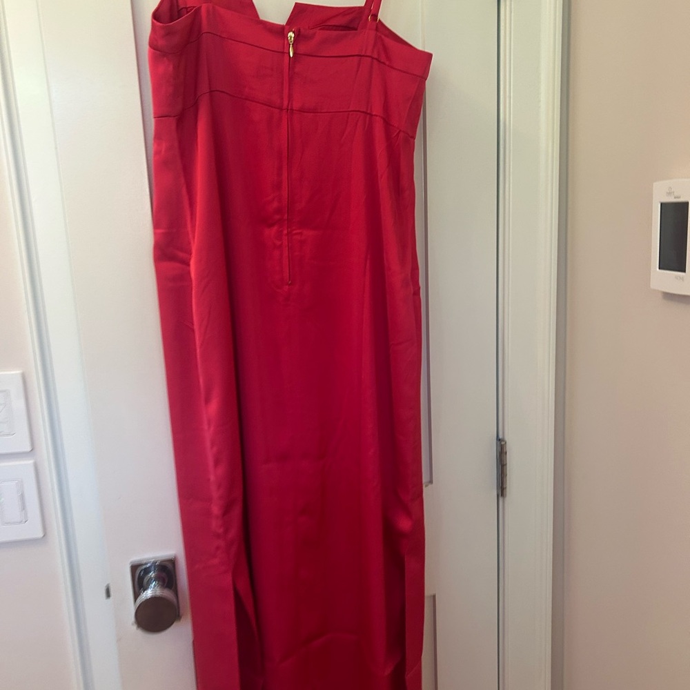 Lilly Pulitzer Jean Maxi Dress in Raspberry Rouge. Size 4. NWT - Picture 16 of 16
